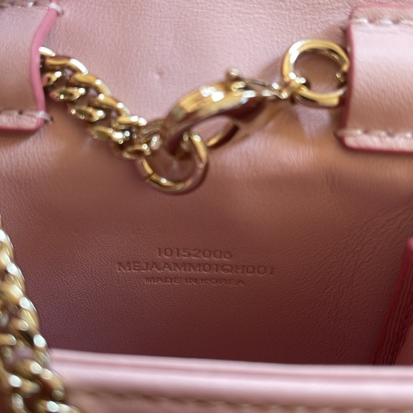 MCM Visetos Patricia Mini Bracelet Bag w. Crossbody Chain pink - Picture 7 of 7